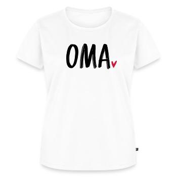 mamie - T-shirt Premium bio Femme - blanc - Devant - AI Model Female 172 dark (172cm)