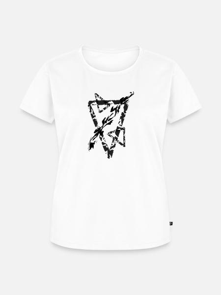 Dreiecke - Frauen Premium Bio T-Shirt - Weiß