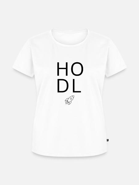 HODL - Frauen Premium Bio T-Shirt - Weiß
