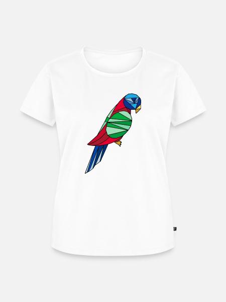 Papagei - Frauen Premium Bio T-Shirt - Weiß