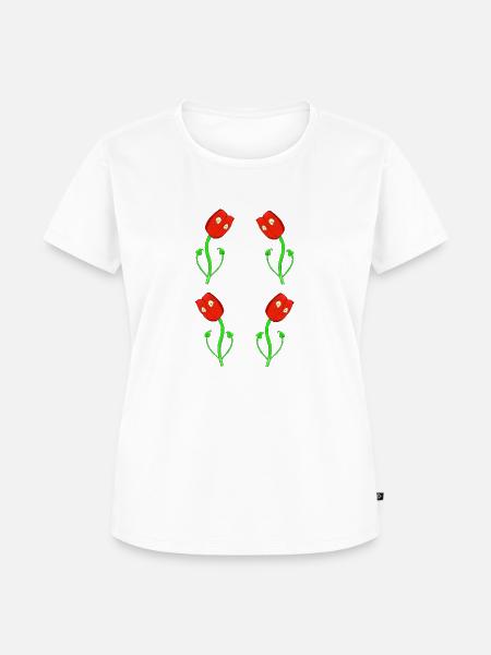 Happy Garden - Frauen Premium Bio T-Shirt - Weiß