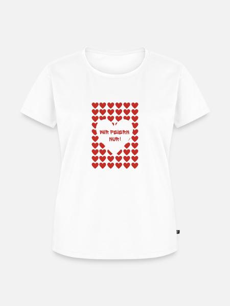 Red Hot Bride Tribe - Frauen Premium Bio T-Shirt - Weiß