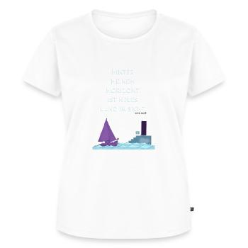 TRUMAN FOR LIFE - Frauen Premium Bio T-Shirt - Weiß - Vorne - AI Model Female 172 dark (172cm)