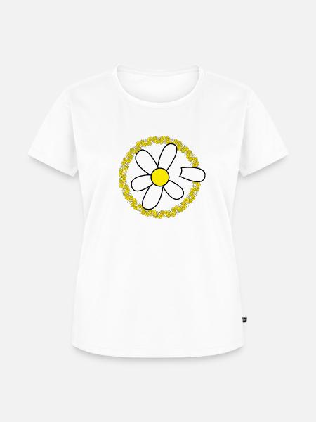 Gänseblümchen - Daisy - Frauen Premium Bio T-Shirt - Weiß