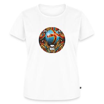 The Leopards of the DRC - Women's Premium Organic T-shirt - white - Front - AI Model Female 172 dark (172cm)