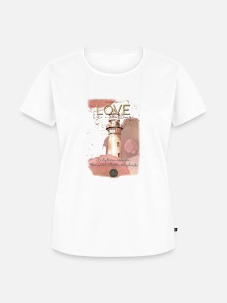Love like a Challenge - Frauen Premium Bio T-Shirt - Weiß