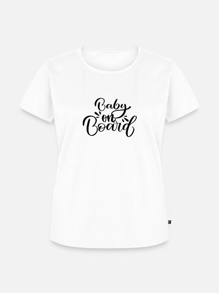 Baby on Board - Frauen Premium Bio T-Shirt - Weiß