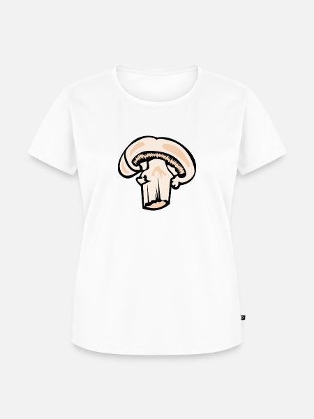 Champignon - Frauen Premium Bio T-Shirt - Weiß