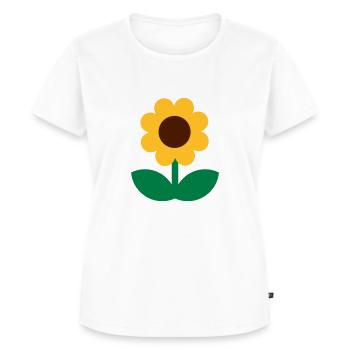 sunflower - Women's Premium Organic T-shirt - white - Front - AI Model Female 172 dark (172cm)