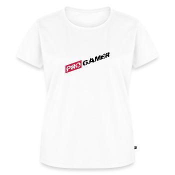 eSport Pro Gamer - Women's Premium Organic T-shirt - white - Front - AI Model Female 172 dark (172cm)