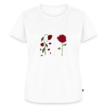 Unisex Premium T-shirt - Frauen Premium Bio T-Shirt - Weiß - Vorne - AI Model Female 172 dark (172cm)