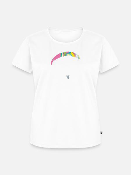 Wann i fliag Damen weiß - Frauen Premium Bio T-Shirt - Weiß