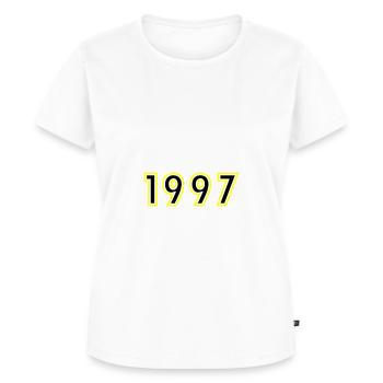 1997 Jahr Geburtstag - Frauen Premium Bio T-Shirt - Weiß - Vorne - AI Model Female 172 dark (172cm)