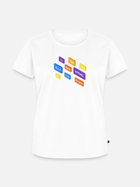 Programmierung - Frauen Premium Bio T-Shirt - Weiß