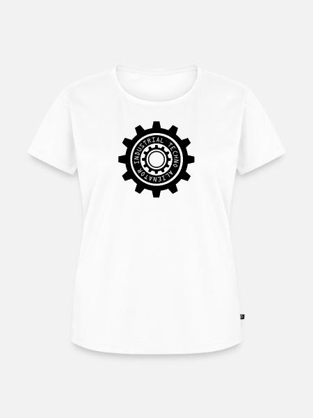 Alienator Industrial Techno - Frauen Premium Bio T-Shirt - Weiß