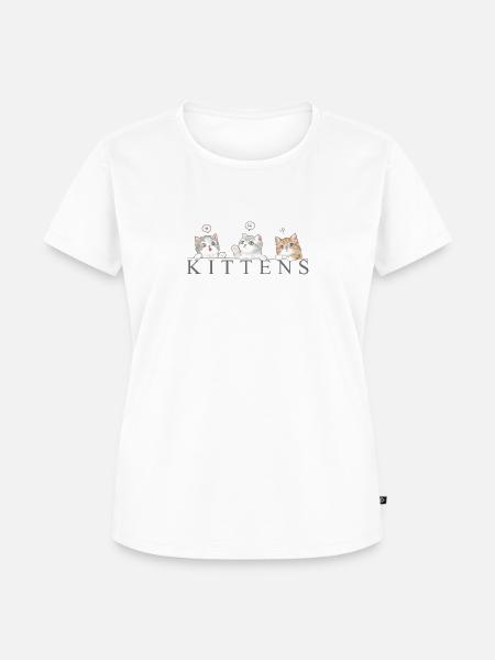 KITTENS - Frauen Premium Bio T-Shirt - Weiß