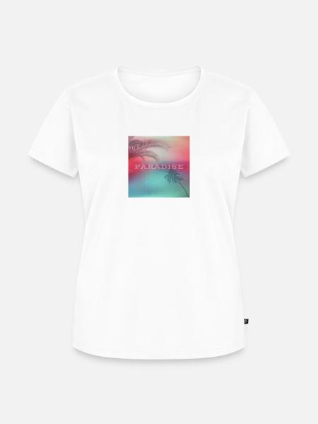 PARADISE - Frauen Premium Bio T-Shirt - Weiß