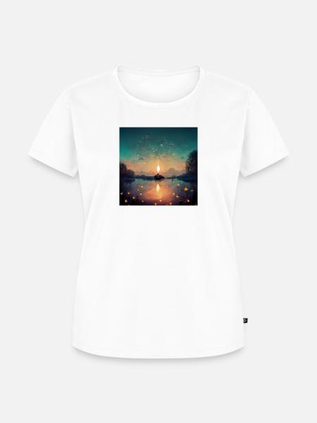 Ein Wunsch - Frauen Premium Bio T-Shirt - Weiß