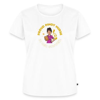 Pinoy Nurse Gift Nurse Switzerland - Women's Premium Organic T-shirt - white - Front - AI Model Female 172 dark (172cm)