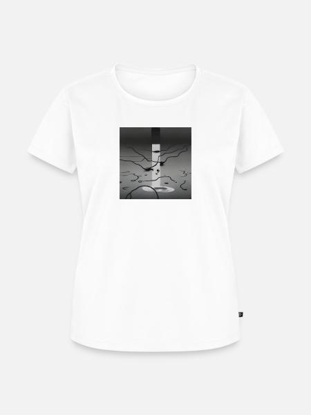 Strahl - Frauen Premium Bio T-Shirt - Weiß