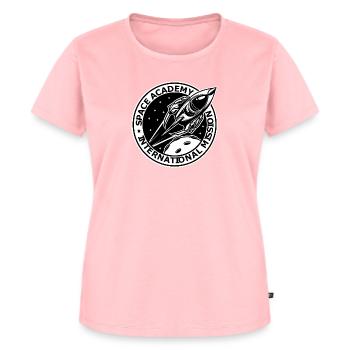 Space Academy International Vintage - T-shirt Premium bio Femme - rose - Devant - AI Model Female 172 dark (172cm)