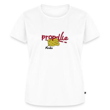 Nouilles Nendes - T-shirt Premium bio Femme - blanc - Devant - AI Model Female 172 dark (172cm)