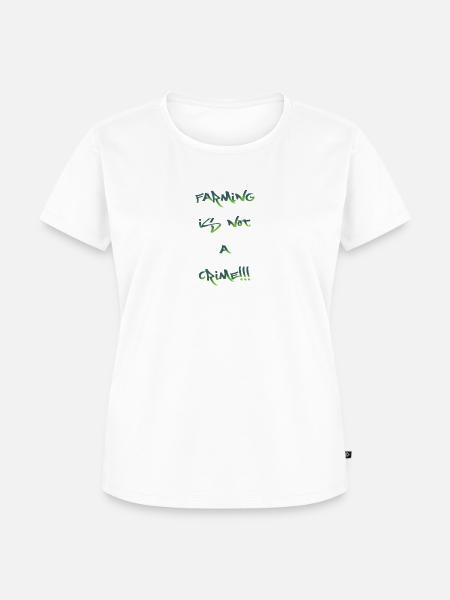 Save Farmers - Frauen Premium Bio T-Shirt - Weiß
