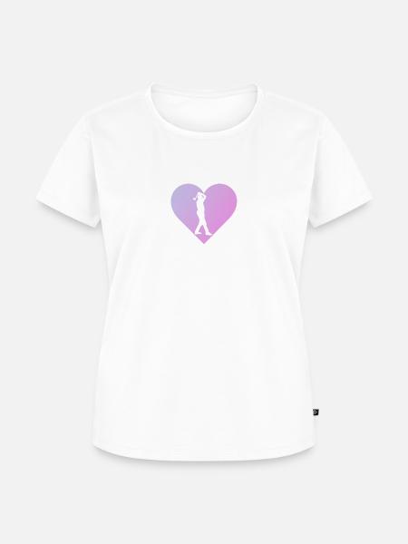 Axtwerfen Axtwerfen Doppelaxt - Frauen Premium Bio T-Shirt - Weiß