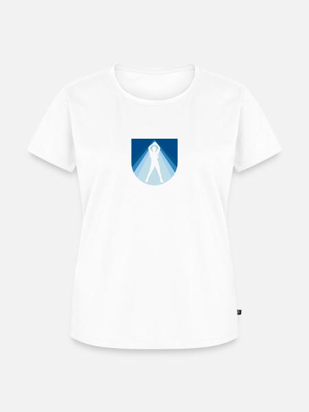 Übung Aerobics - Frauen Premium Bio T-Shirt - Weiß