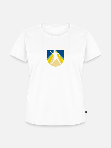 Dodgeballmannschaft Mannschaft - Frauen Premium Bio T-Shirt - Weiß