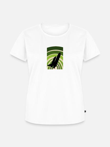 Luftfahrt Pilot Pilot - Frauen Premium Bio T-Shirt - Weiß