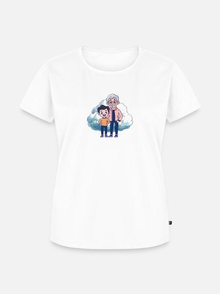Opa Großeltern - Frauen Premium Bio T-Shirt - Weiß