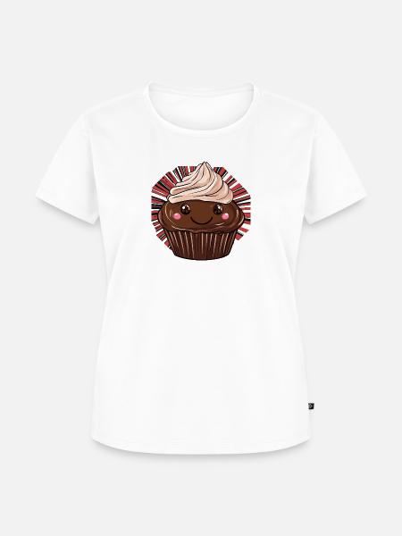 Muffin Törtchen - Frauen Premium Bio T-Shirt - Weiß