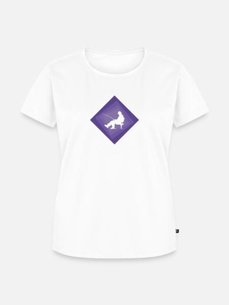 Fischen Angelhaken - Frauen Premium Bio T-Shirt - Weiß