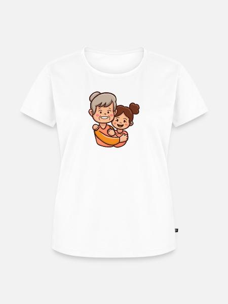 Oma Großmutter - Frauen Premium Bio T-Shirt - Weiß