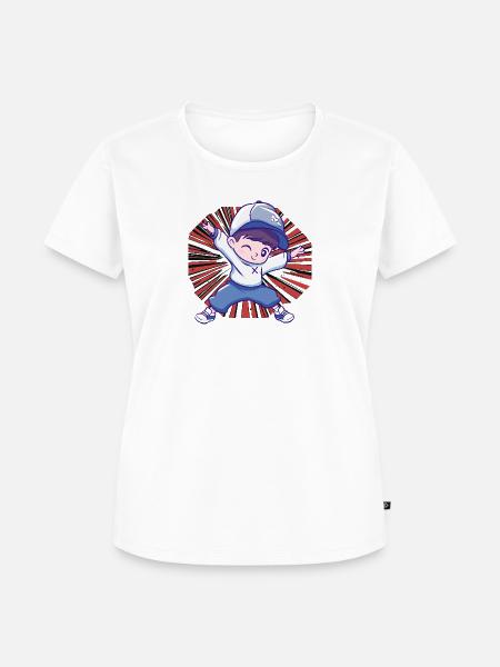 Breakdance Breakdancing - Frauen Premium Bio T-Shirt - Weiß