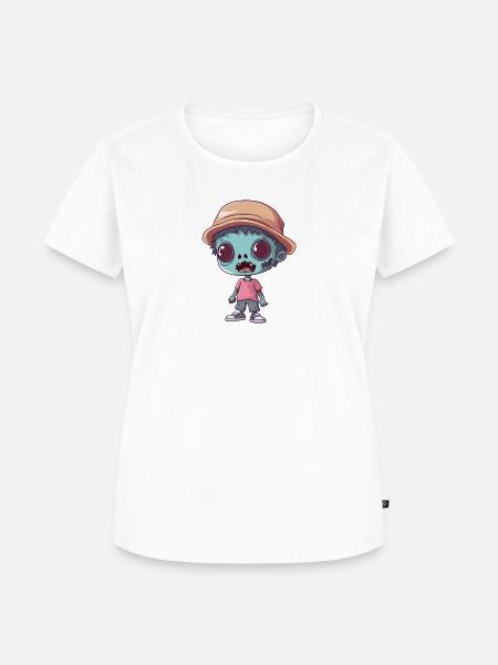Zombie Jäger Monster - Frauen Premium Bio T-Shirt - Weiß
