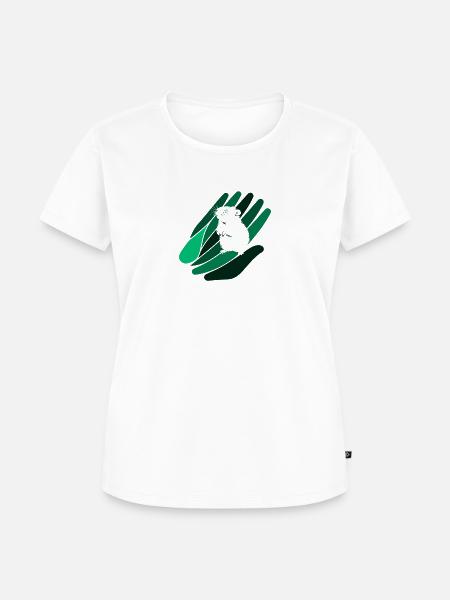 Nagetier Maus - Frauen Premium Bio T-Shirt - Weiß