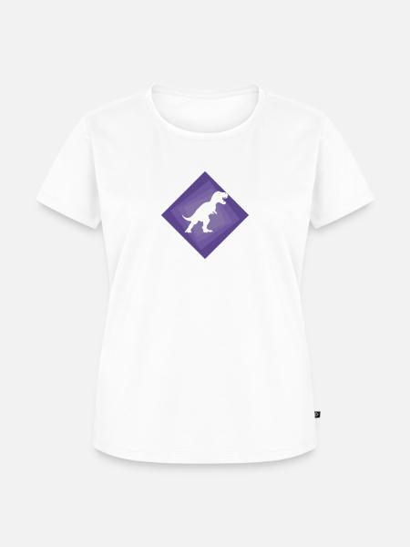Dinosaurier Fossil - Frauen Premium Bio T-Shirt - Weiß