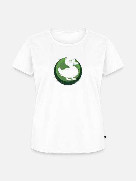 Enten Schnabel Gans - Frauen Premium Bio T-Shirt - Weiß