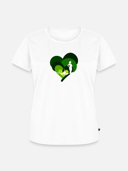 Flug - Frauen Premium Bio T-Shirt - Weiß