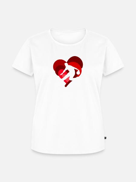 Bowler Strike - Frauen Premium Bio T-Shirt - Weiß