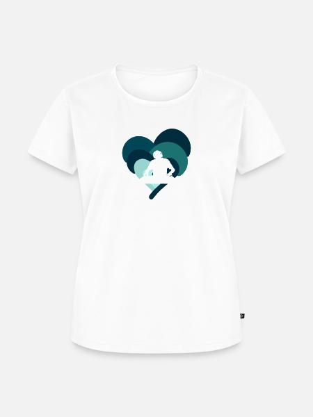 DJ Djing - Frauen Premium Bio T-Shirt - Weiß