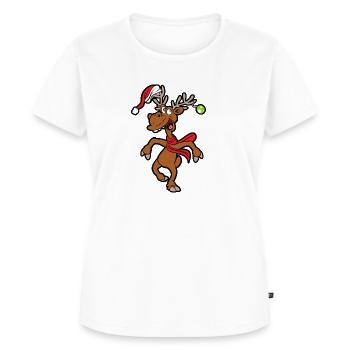Weihnachten - Frauen Premium Bio T-Shirt - Weiß - Vorne - AI Model Female 172 dark (172cm)