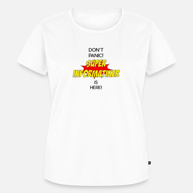 Super Informatiker - Frauen Premium Bio T-Shirt - Weiß