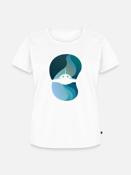Raumschiff Invasion Mars - Frauen Premium Bio T-Shirt - Weiß