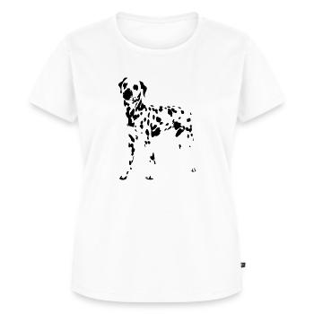 Dalmatiner - Frauen Premium Bio T-Shirt - Weiß - Vorne - AI Model Female 172 dark (172cm)