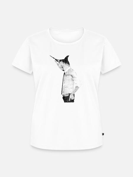fischkopf - Frauen Premium Bio T-Shirt - Weiß