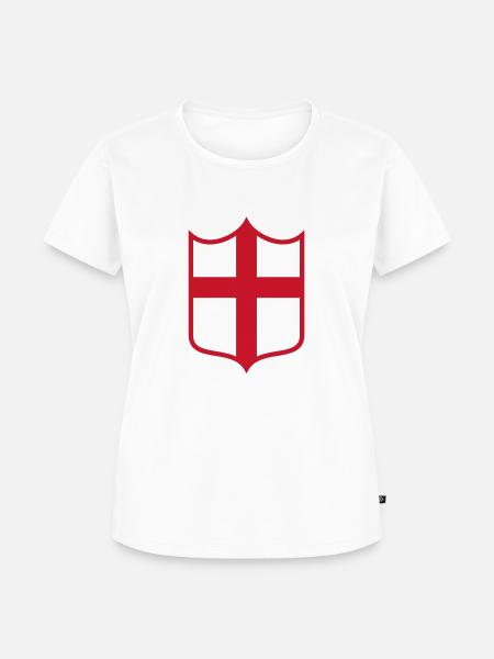 England - Frauen Premium Bio T-Shirt - Weiß