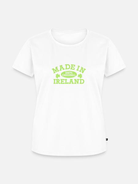 Made in Ireland - Frauen Premium Bio T-Shirt - Weiß